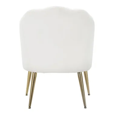 Fotel SHELL Kremowy 65x69x84 cm